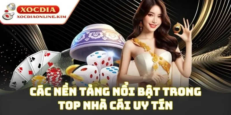 Các nền tảng nổi bật trong top nhà cái uy tín
