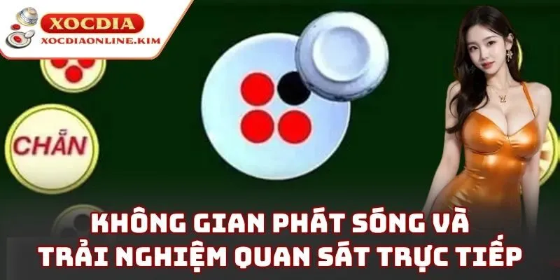 Không gian phát sóng và trải nghiệm quan sát trực tiếp